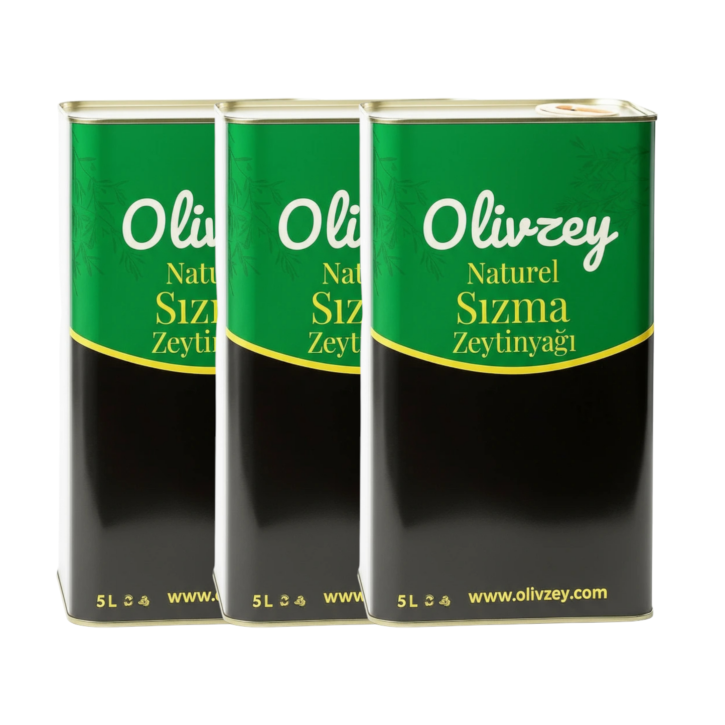 Olivzey Premium | Erken Hasat Soğuk Sıkım Naturel Sızma Zeytinyağı 15L