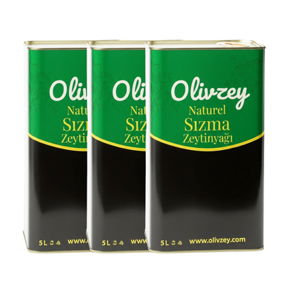 Olivzey Classic | Soğuk Sıkım Naturel Sızma Zeytinyağı 15L