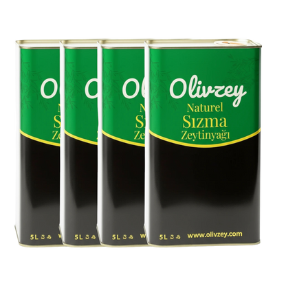 Olivzey Classic | Soğuk Sıkım Naturel Sızma Zeytinyağı 20L