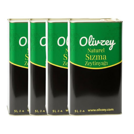 Olivzey Premium | Erken Hasat Soğuk Sıkım Naturel Sızma Zeytinyağı 20L
