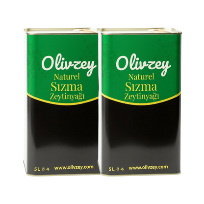 Olivzey Classic | Soğuk Sıkım Naturel Sızma Zeytinyağı 10L
