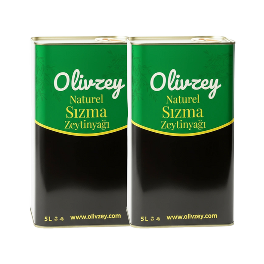 Olivzey Premium | Erken Hasat Soğuk Sıkım Naturel Sızma Zeytinyağı 10L