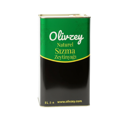 Olivzey Classic | Soğuk Sıkım Naturel Sızma Zeytinyağı 5L