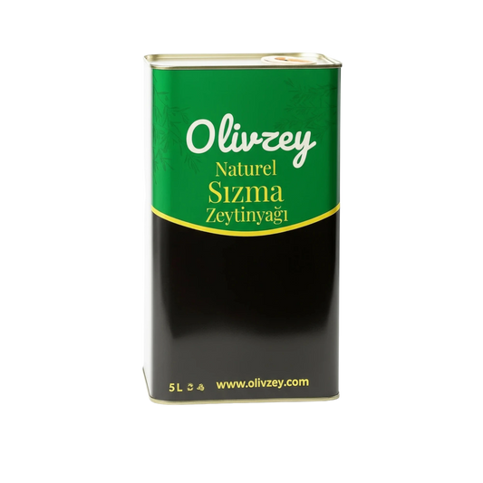 Olivzey Premium | Erken Hasat Soğuk Sıkım Naturel Sızma Zeytinyağı 5L
